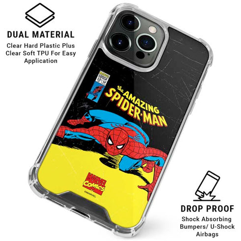 Marvel Classic Comics The Amazing Spider-Man iPhone 16 Pro Max Clear Case